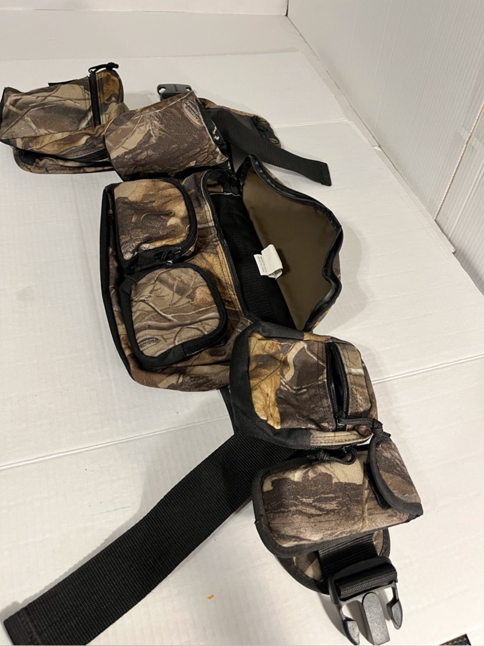 Fieldline camouflage, hunting butt pack, tactical with buddy lok modular system